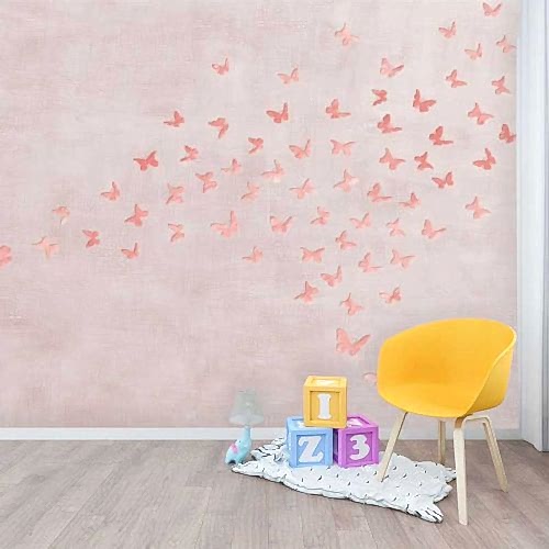 Uçuşan Kelebekler Çocuk Odası Poster Duvar Kağıdı